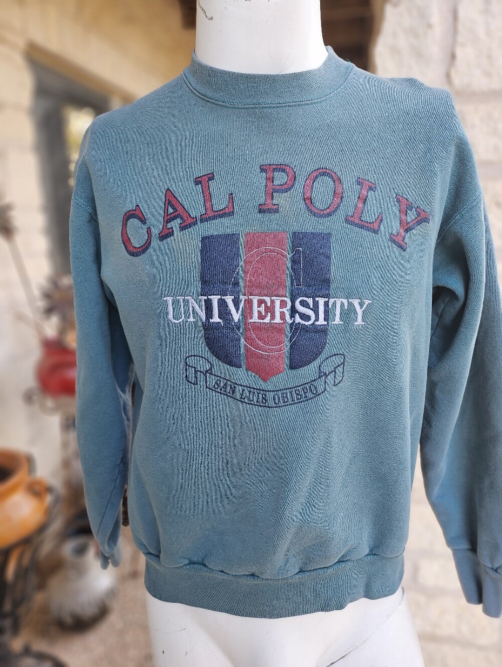 Vintage Jansport Calpoly University San Luis Obispo Size M Creeneck Pullover M